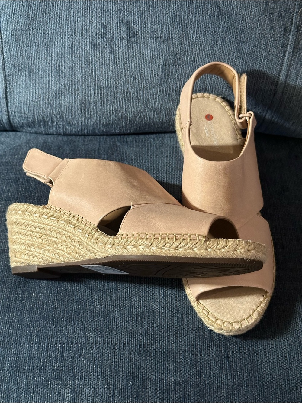 Unstructured by Clark’s Women’s Blush Espadrille Wedge Sandals - Slingback